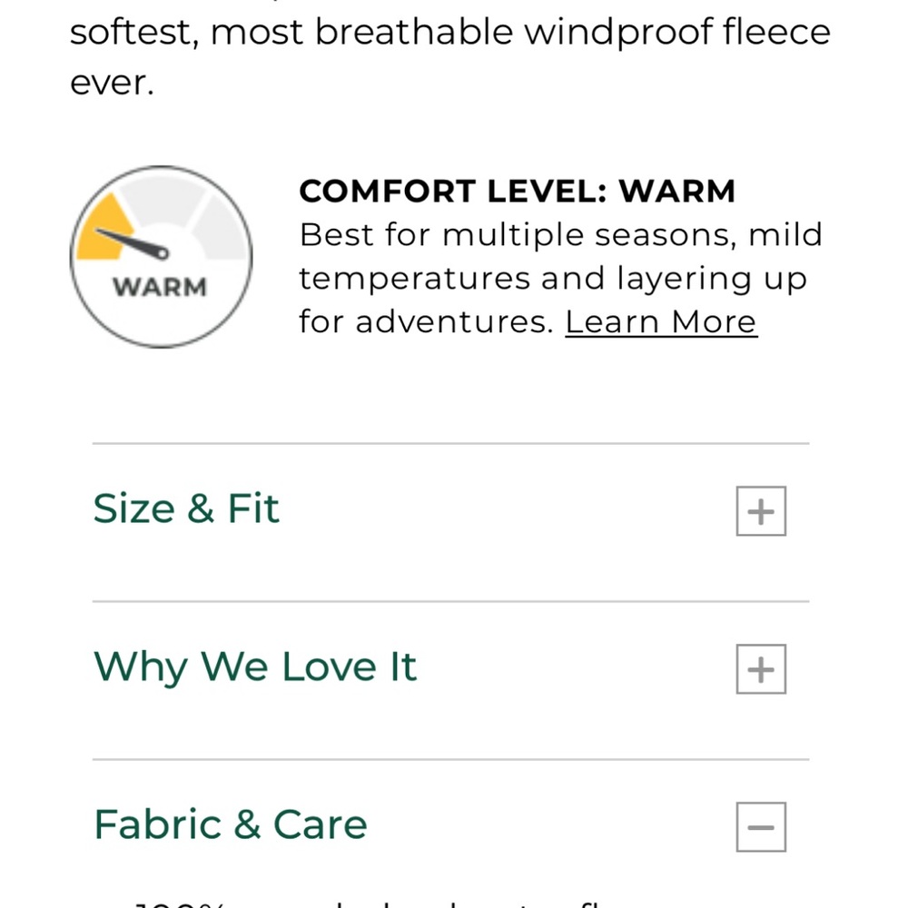 L.L.Bean Women's Mountain Classic Windproof Fleece Jacket - Navy, Medium - Picture 10 of 10